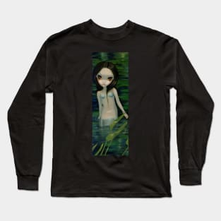 Creepy Goth Swamp Mermaid Long Sleeve T-Shirt